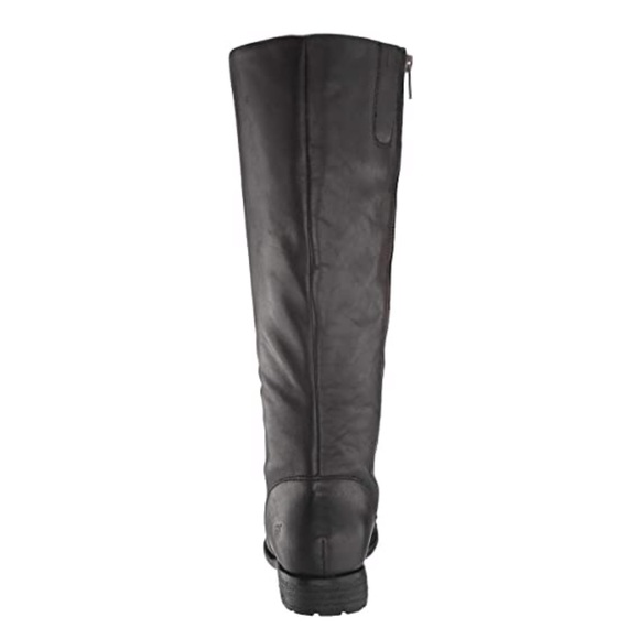Born North Wide Calf Leather Riding Boot in Black - Picture 3 of 11